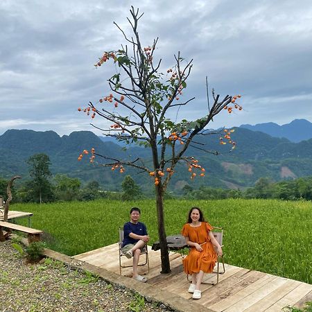 Pu Luong May Home & Cafe Lang Bang Exterior foto