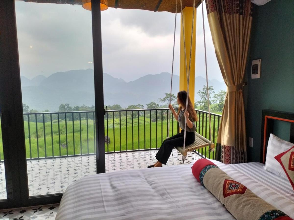 Pu Luong May Home & Cafe Lang Bang Exterior foto
