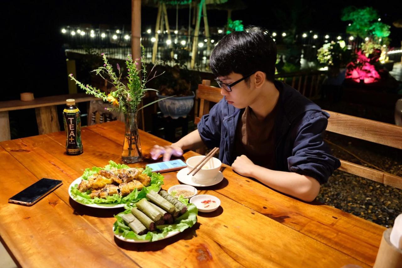Pu Luong May Home & Cafe Lang Bang Exterior foto