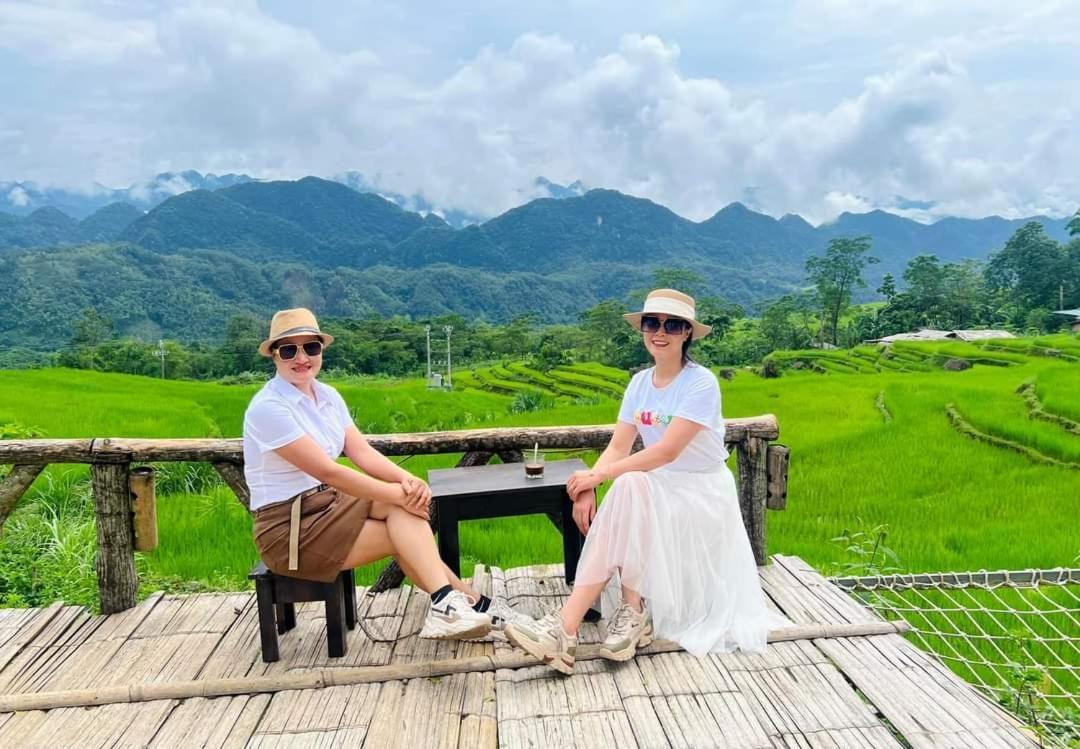 Pu Luong May Home & Cafe Lang Bang Exterior foto