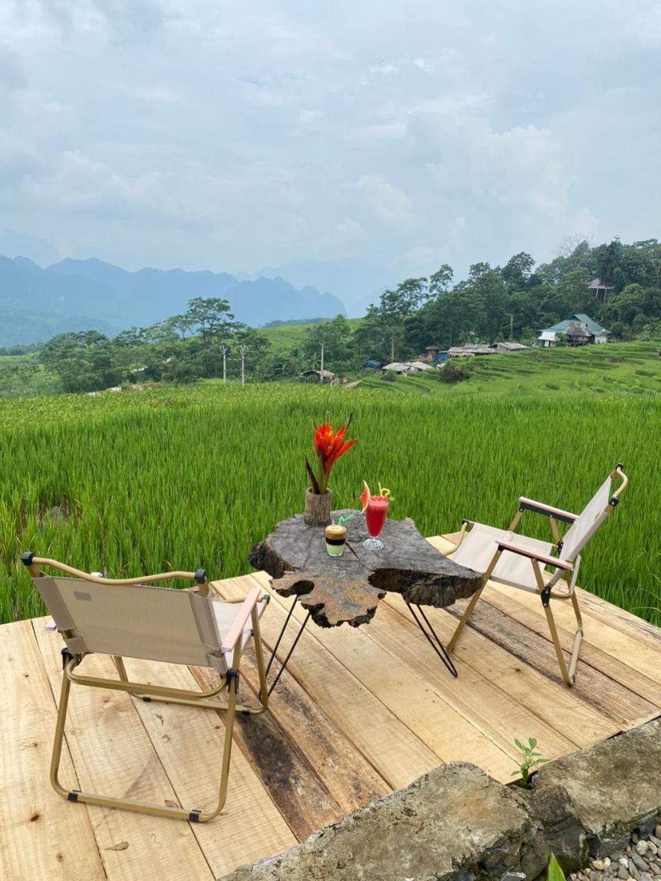 Pu Luong May Home & Cafe Lang Bang Exterior foto