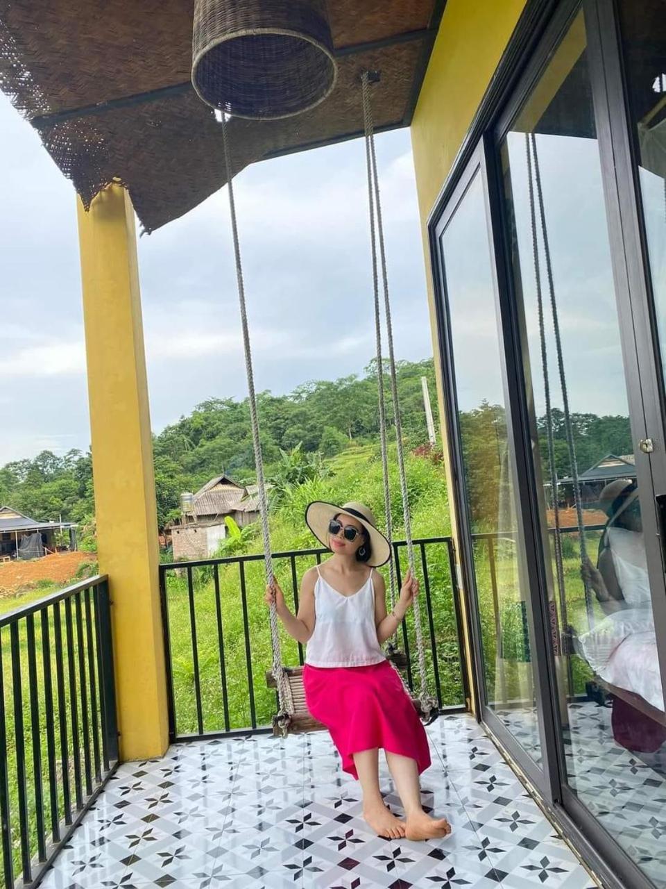 Pu Luong May Home & Cafe Lang Bang Exterior foto